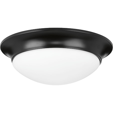Progress Lighting Two-Light 14" Etched Glass Flush Mount P350147-031